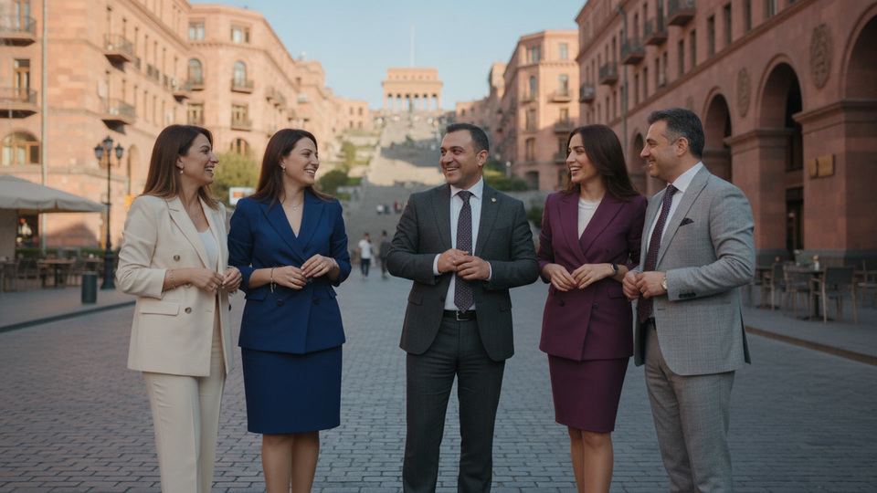 Business-Team im Gespr&auml;ch