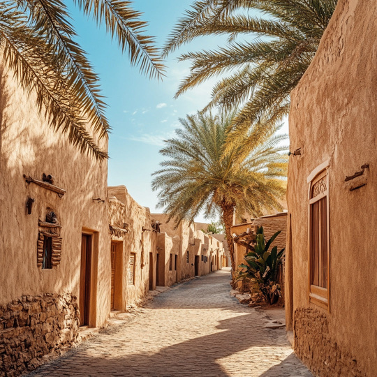 Dorf und Landschaft im Land