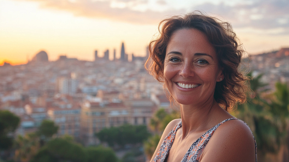 Lernende Frau aus Land in Alltagsumgebung