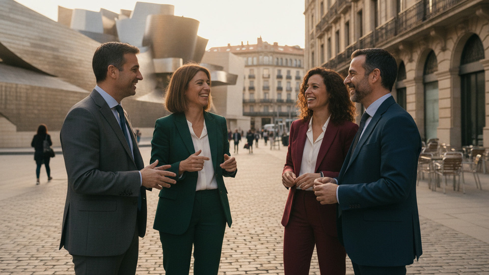 Business-Team im Gespr&auml;ch