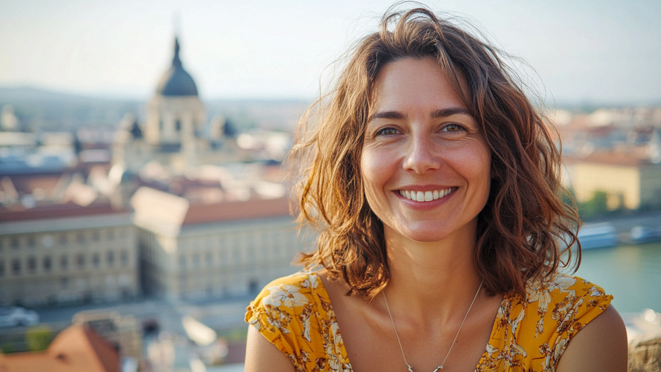 Lernende Frau aus Land in Alltagsumgebung