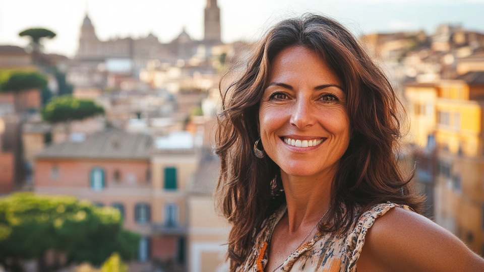 Lernende Frau aus Land in Alltagsumgebung