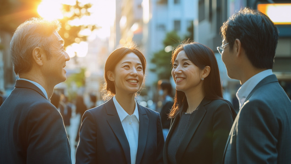 Business-Team im Gespr&auml;ch