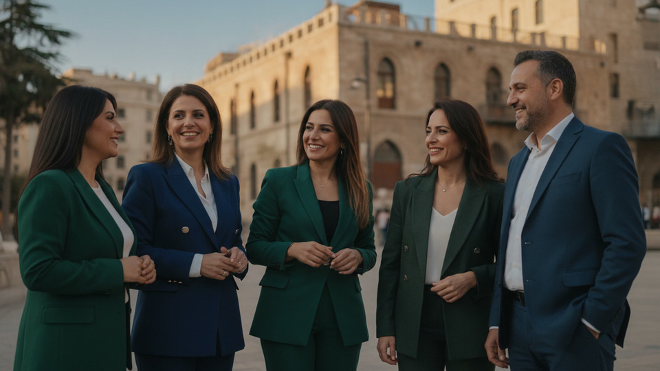 Business-Team im Gespr&auml;ch