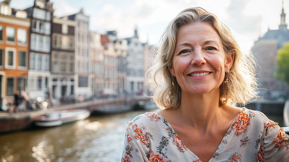 Lernende Frau aus Land in Alltagsumgebung