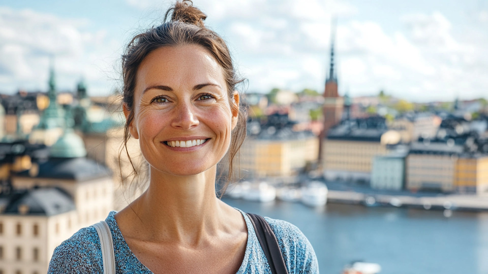 Lernende Frau aus Land in Alltagsumgebung