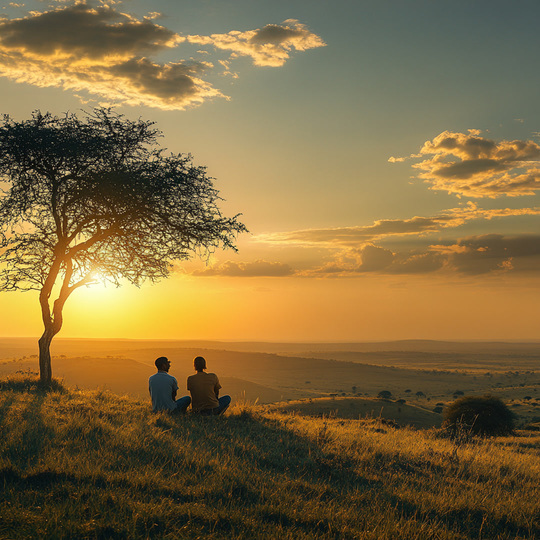Paar an einem Sommer-Spot