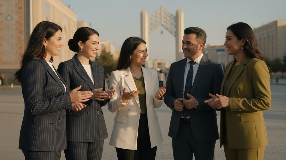Business-Team im Gespr&auml;ch