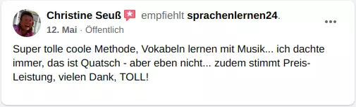 Bewertung für Sprachenlernen24 04