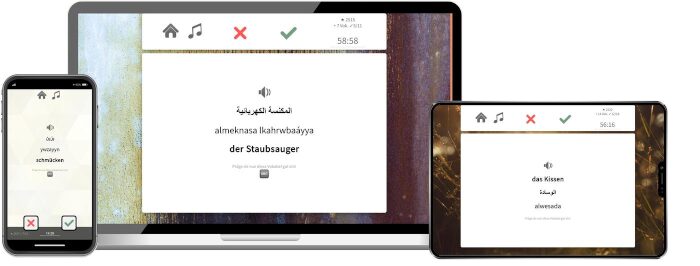 Screenshot Aufbaukurs Arabisch von Sprachenlernen24
