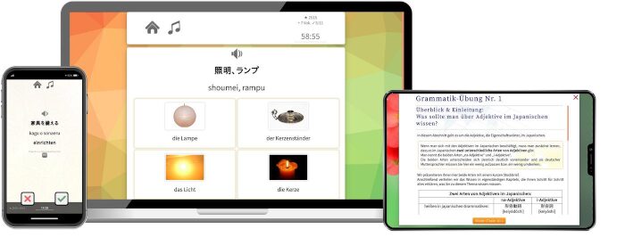 Screenshot Aufbaukurs Japanisch von Sprachenlernen24
