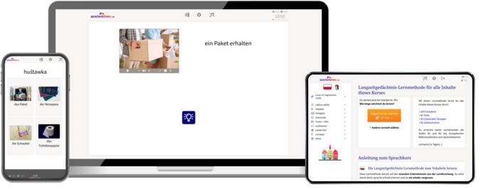 Screenshot Aufbaukurs Polnisch von Sprachenlernen24