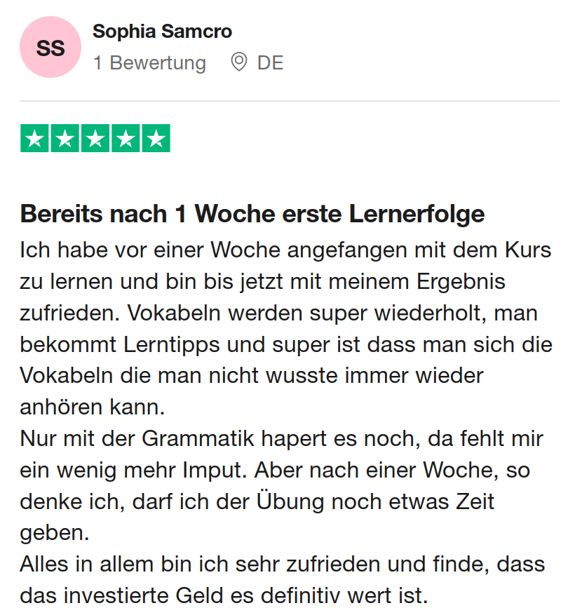 Rezension 1